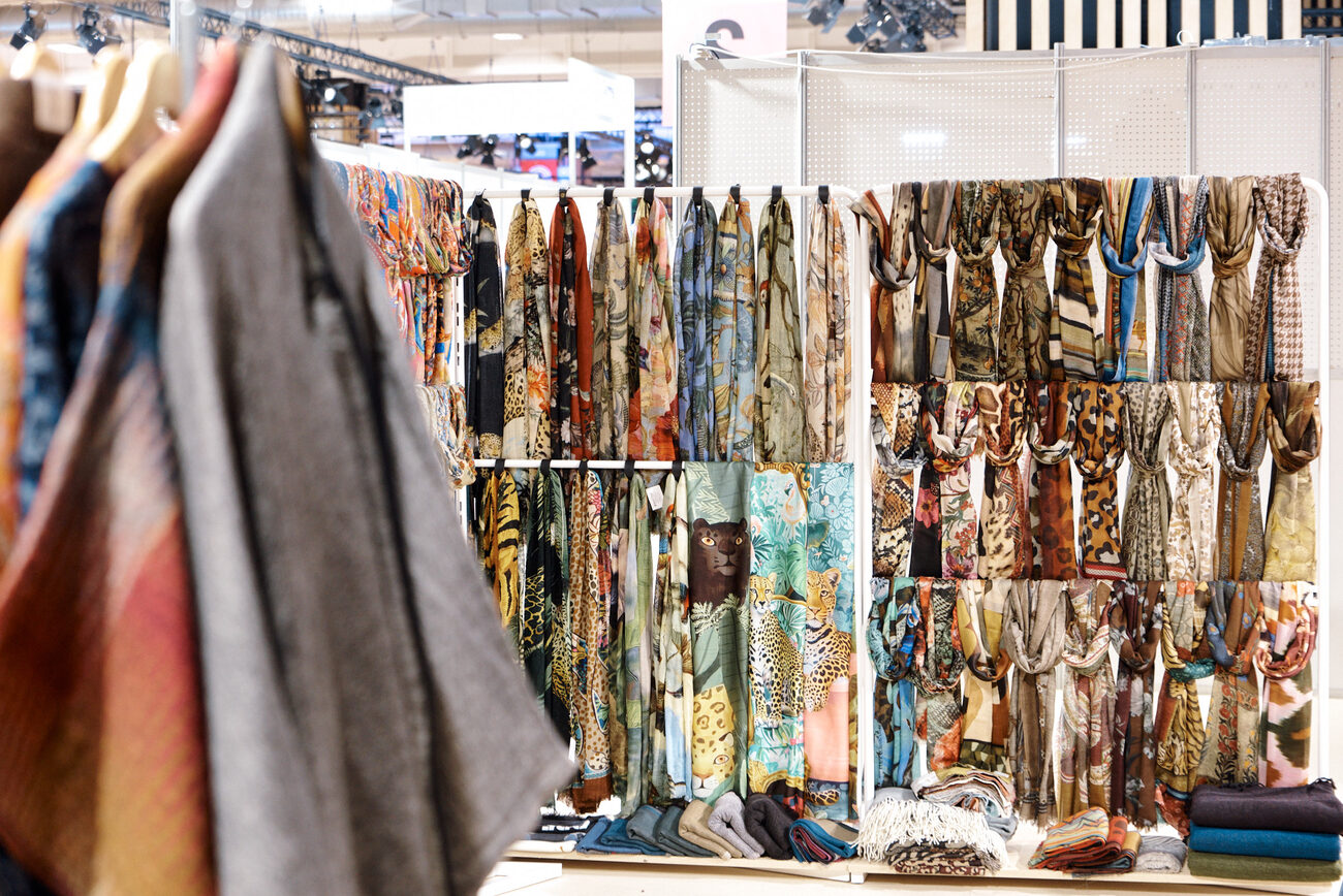 A brand stand at Who's Next Paris during the show.